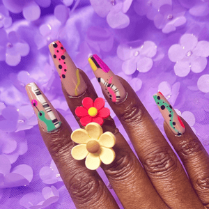 Abstract Art Press On Nails - Nail Dreamz by AishaABS - ABS