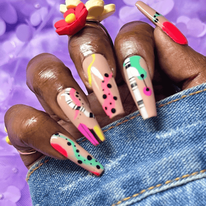 Abstract Art Press On Nails - Nail Dreamz by AishaABS - ABS