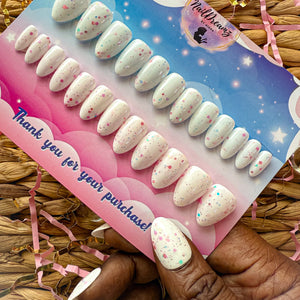 Birthday Babe Bundle – 24K Birthday + Birthday Confetti Press - On Nails 🎉 - Nail Dreamz by Aisha