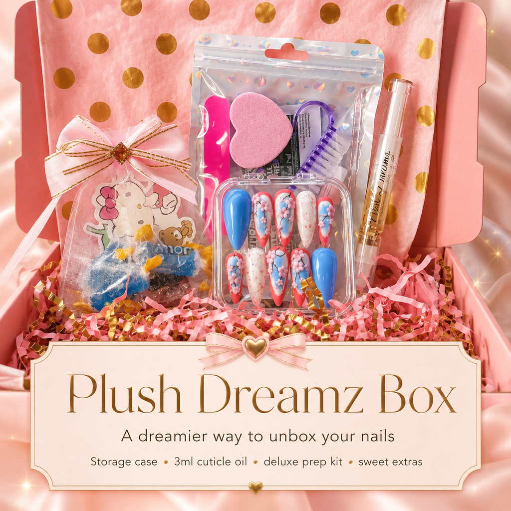 Pink Ghost Halloween Press On Nails - Nail Dreamz by AishaCTE-HAL