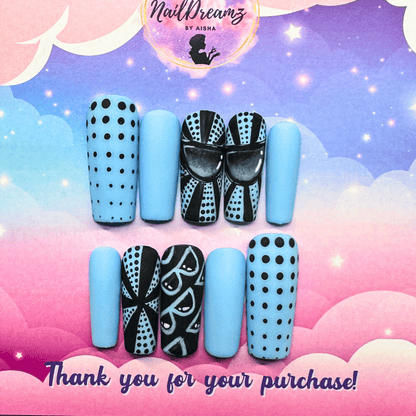 Pop Art Sunglasses Summer Press On Nails - Nail Dreamz by AishaSUN - SUM